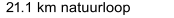 21.1 km natuurloop